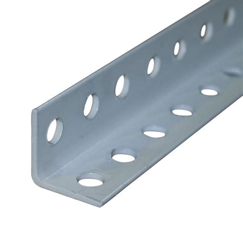 12 gauge steel slotted angle.